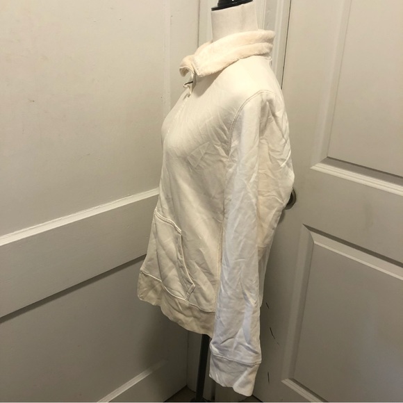 Ll Bean ladies full zip soft fleece sweater size large - Picture 3 of 6